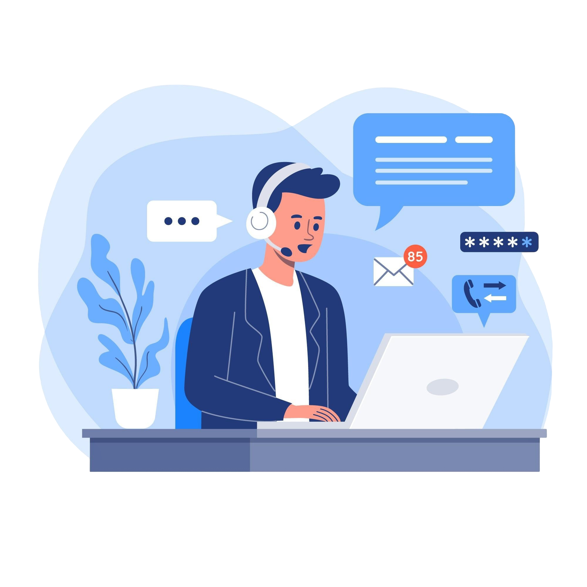 Contact Illustration